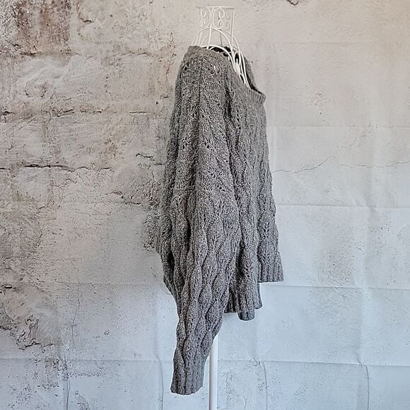 SO Cozy Gray Multi Knit Pullover Sweater Womens Size 2X - Picture 5 of 11